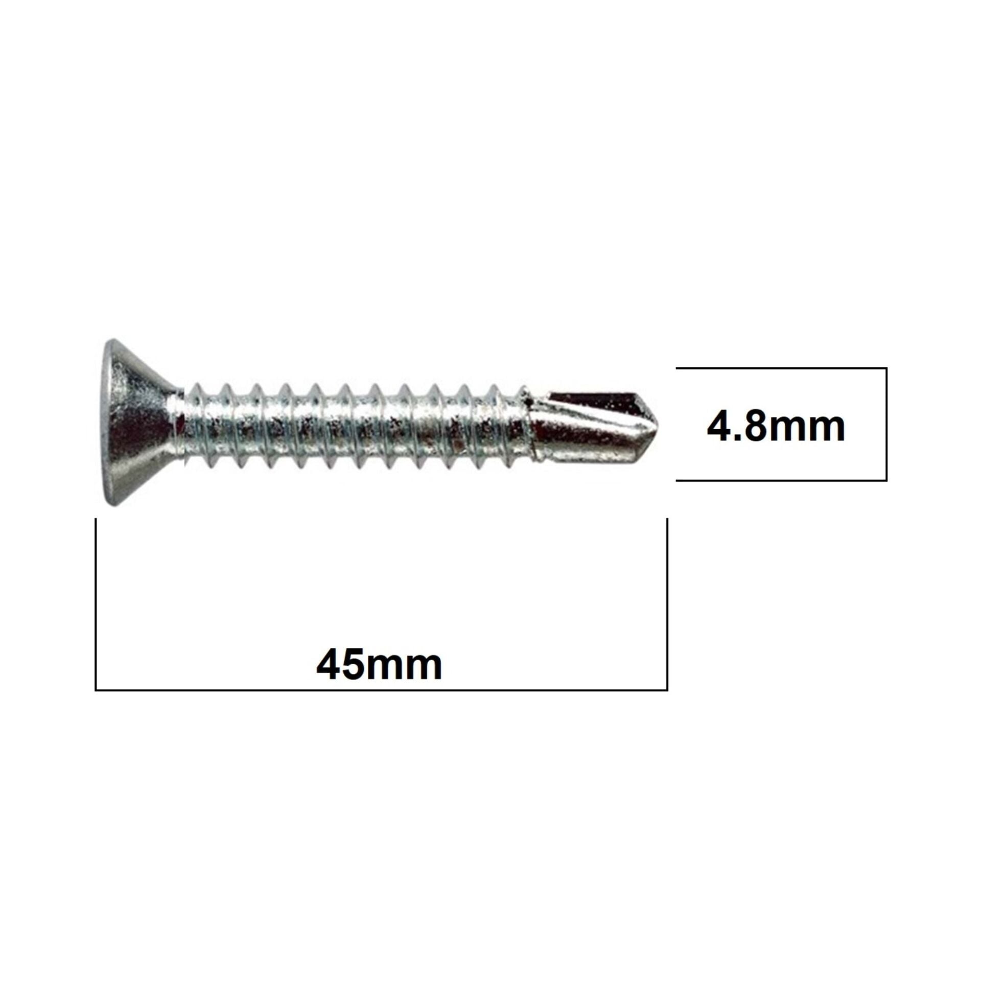 Akdeniz Yhb Matkap Uçlu Vida 4.8x45 (250 Ad.)