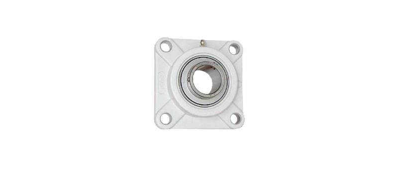 BMS+ SUCF 206 WHITE Paslanmaz Yataklı Rulman