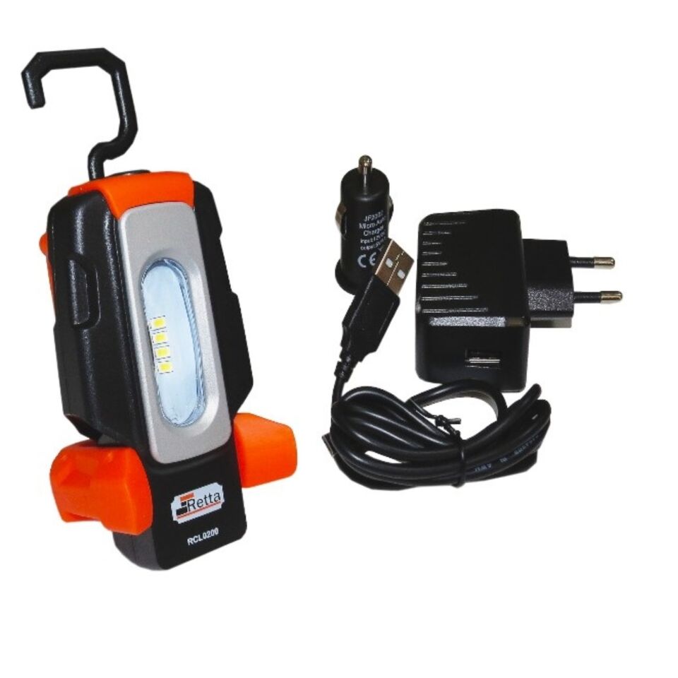 Retta Rcl0200 Sarjlı Led Çalışma Lambası 200 Lümen