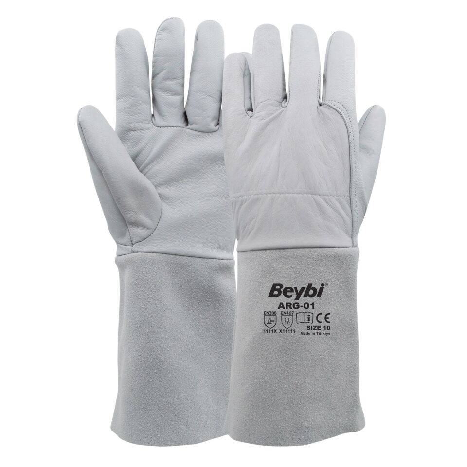 Beybi Arg-01 Argon Kaynak Eldiveni Beyaz