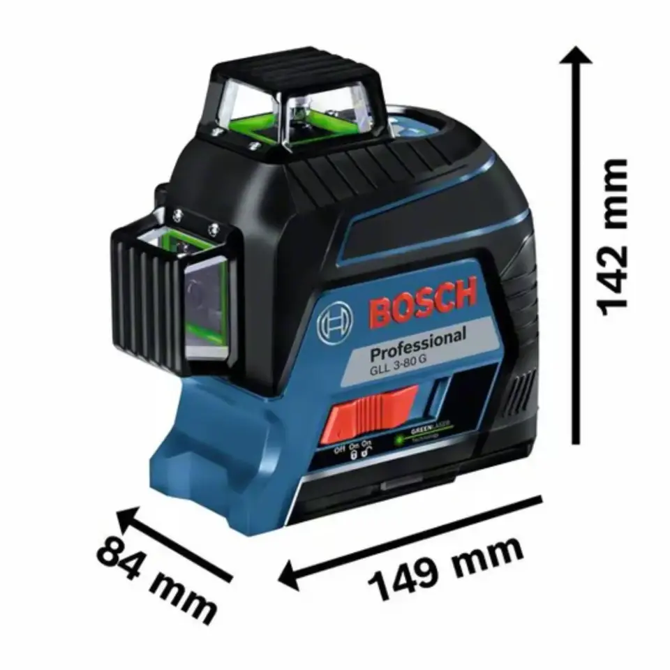 Bosch Yeşil Çizgi Lazeri Gll3-80g 0601063y00