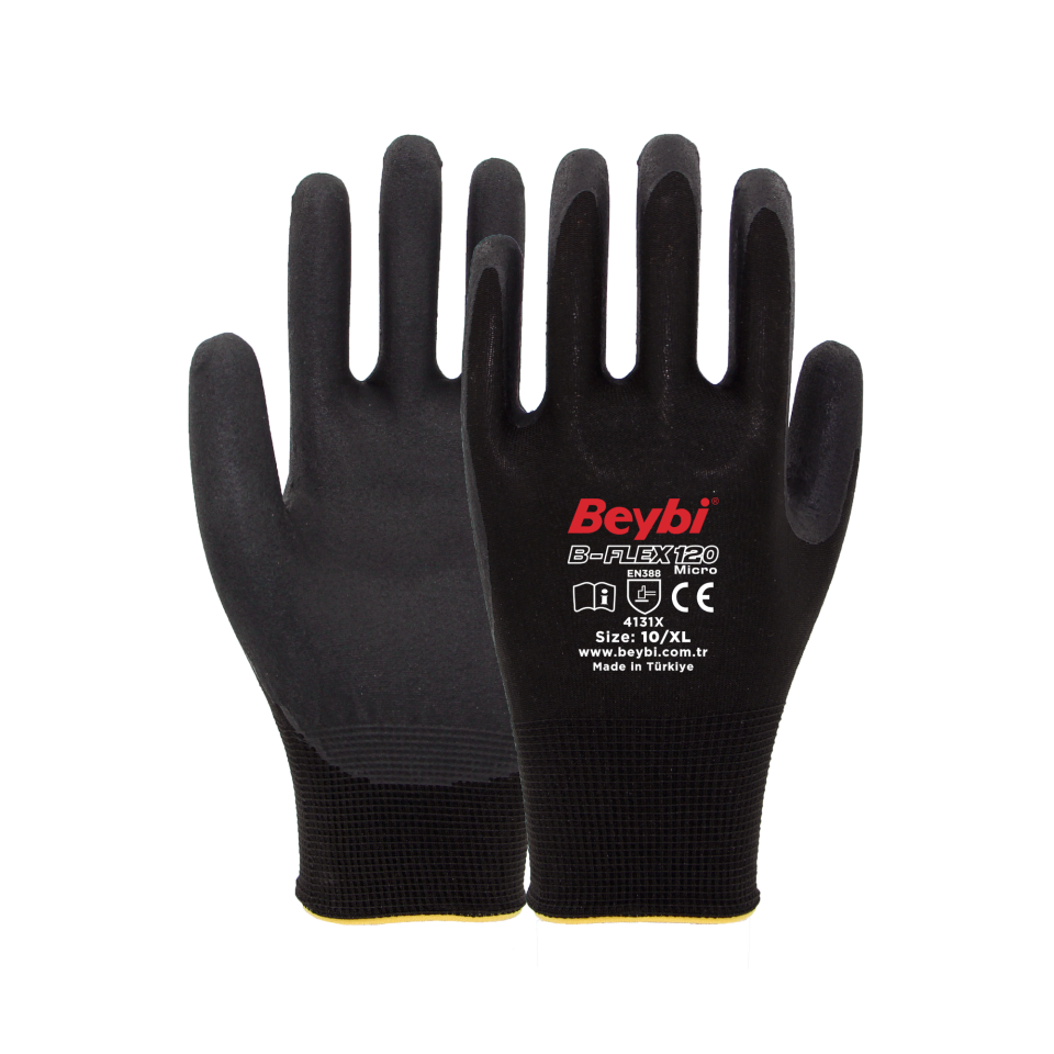 Beybi B-flex120 Micro Köpük Nitril Eldiven No:10