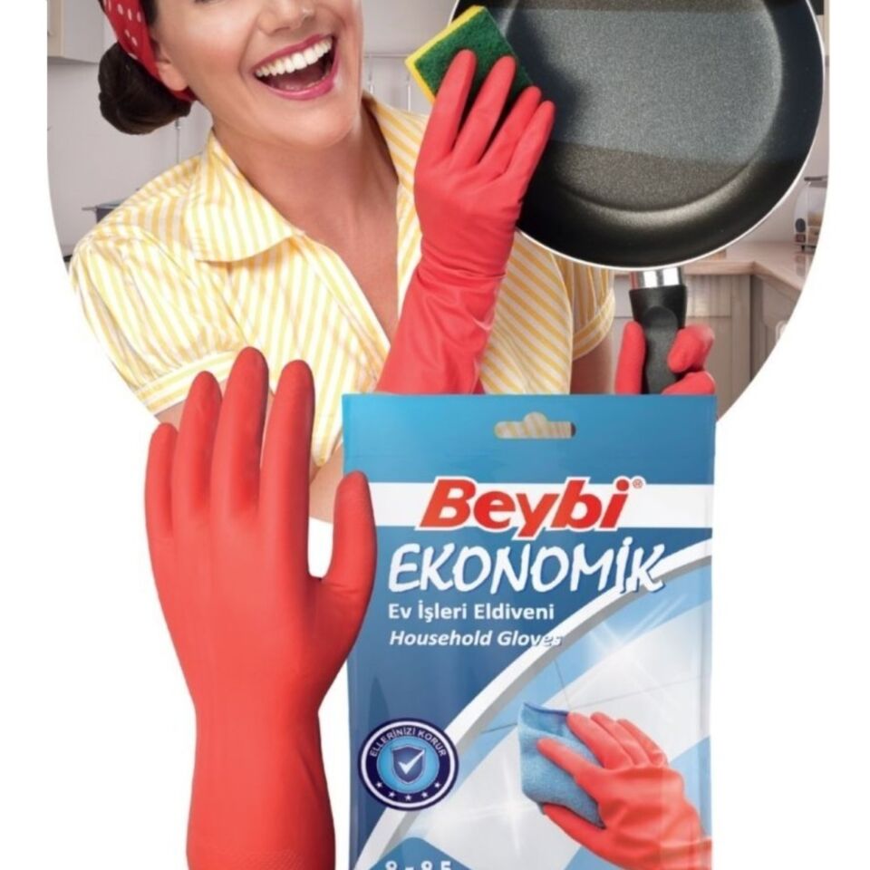 Beybi Eko Lastik Eldiven No: 10-10.5