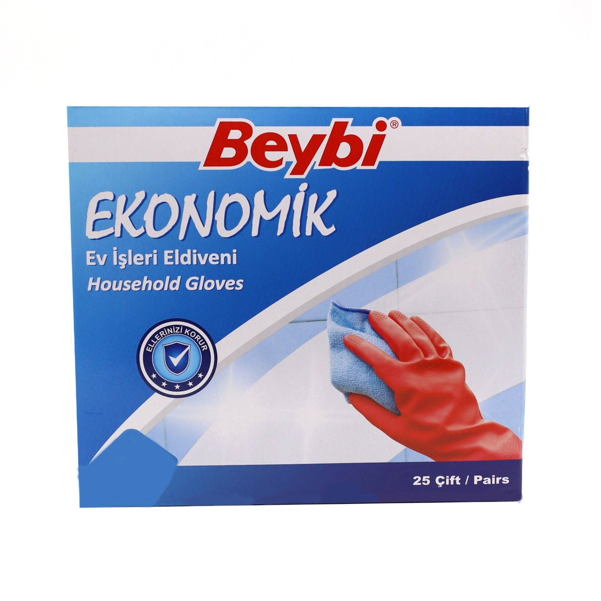 Beybi Eko Lastik Eldiven No: 7- 7.5