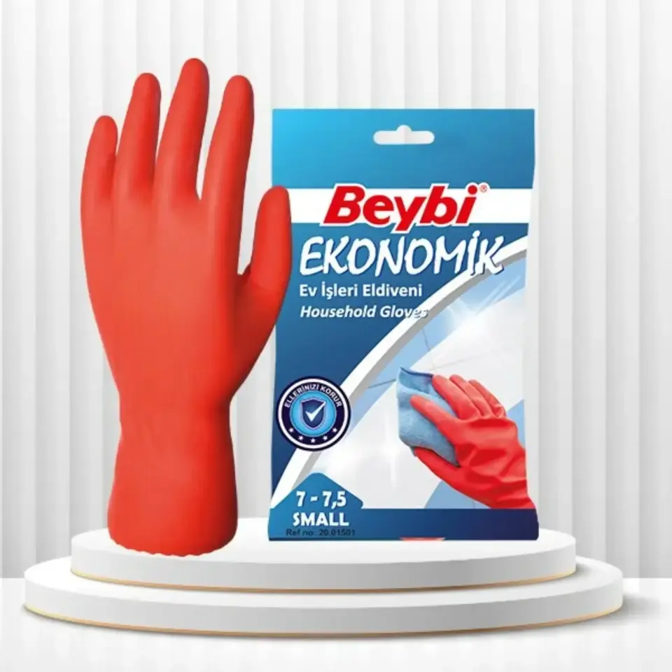 Beybi Eko Lastik Eldiven No: 7- 7.5