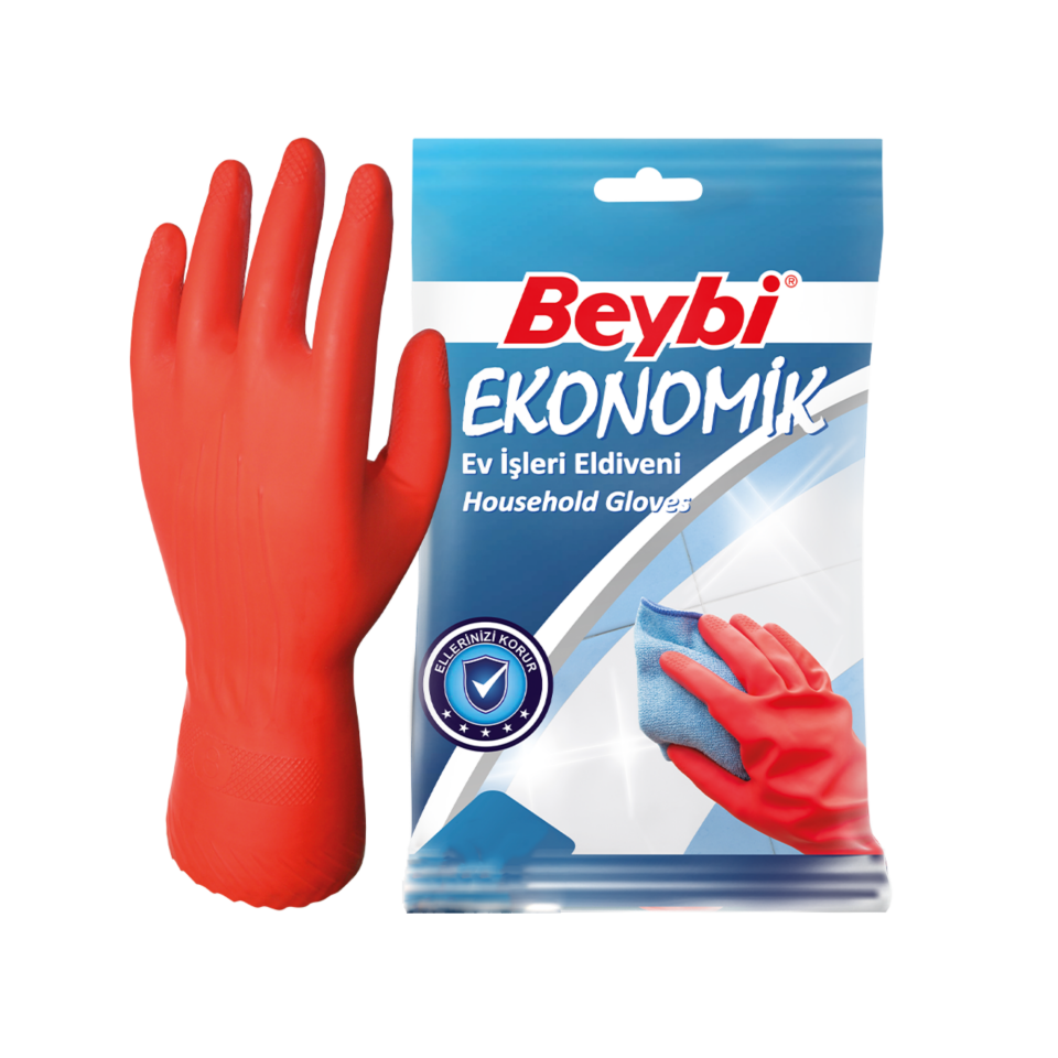 Beybi Eko Lastik Eldiven No: 7- 7.5