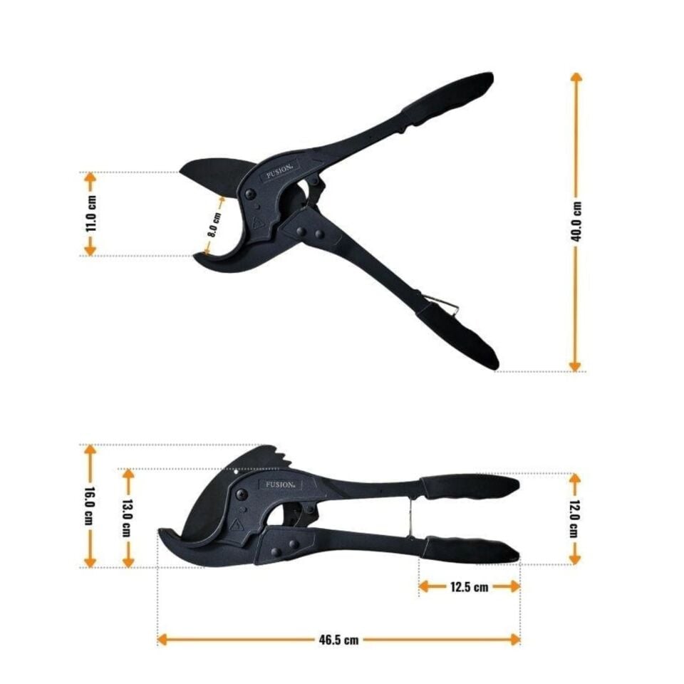 Fusıon Pprc Ağır Tip Boru Makası 75 Mm Fsbm75