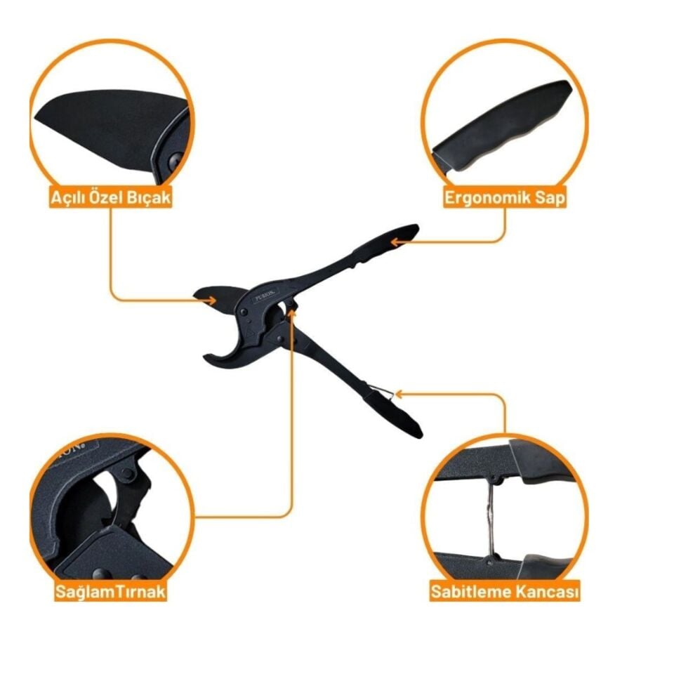 Fusıon Pprc Ağır Tip Boru Makası 75 Mm Fsbm75