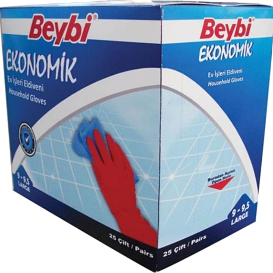 Beybi Eko Lastik Eldiven No: 9-9.5