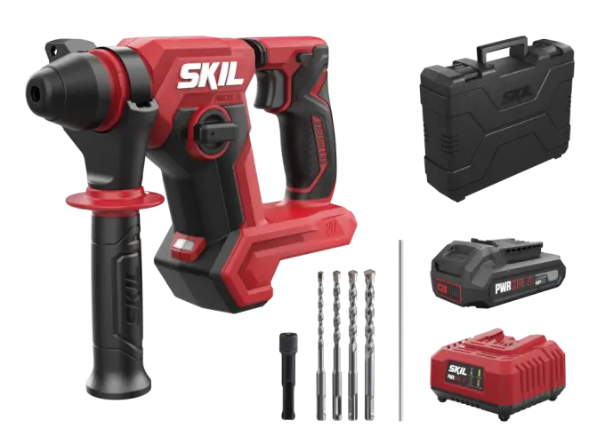 SKIL POWERTOOLS 3821GA AKÜLÜ SDS DELİCİ ÇANTALI SET