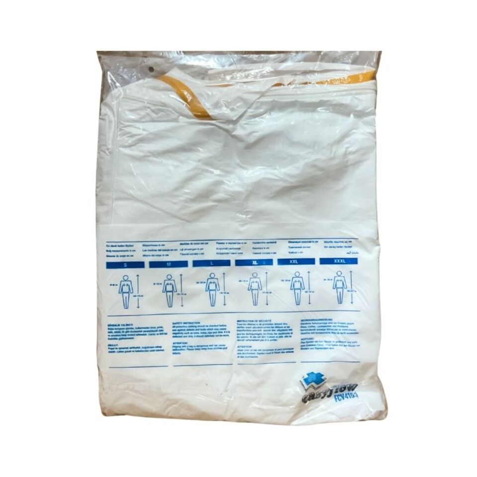 Tek-stil Tek Kullanımlık Lamineli Tulum 55 Gr