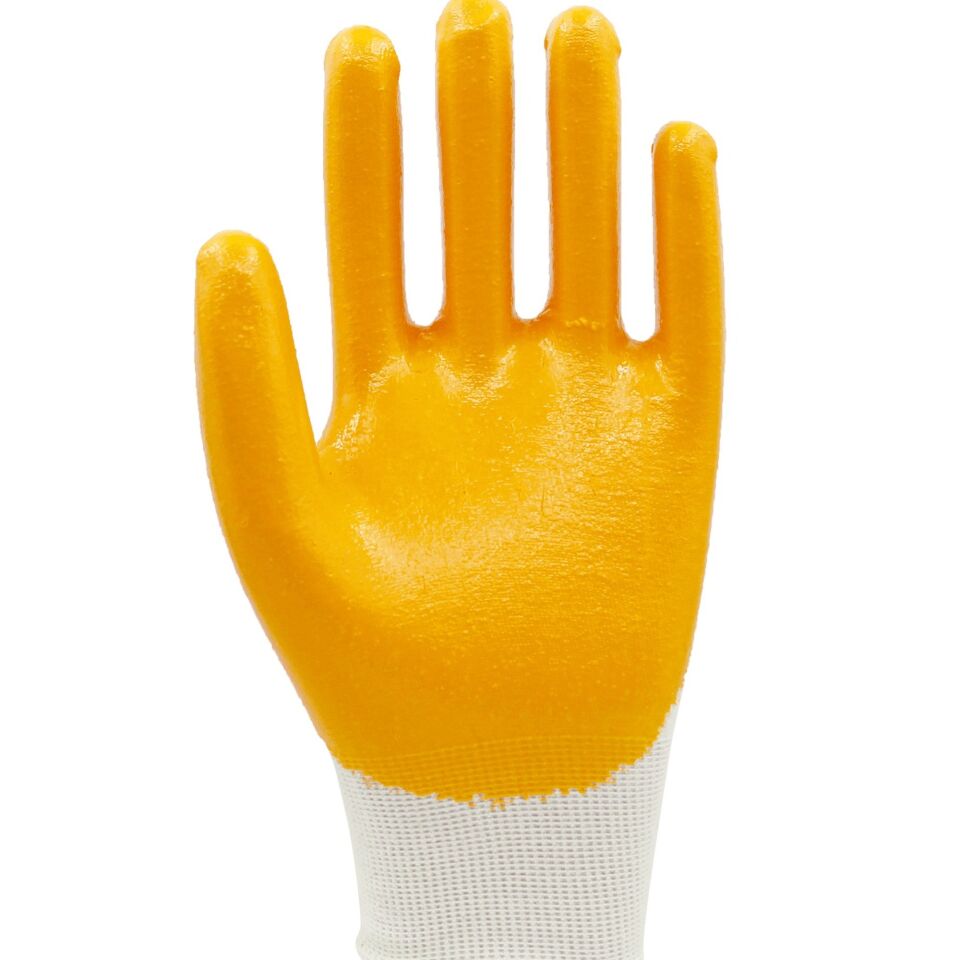 Beybi K40 Nitril Eldiven Sarı No:9