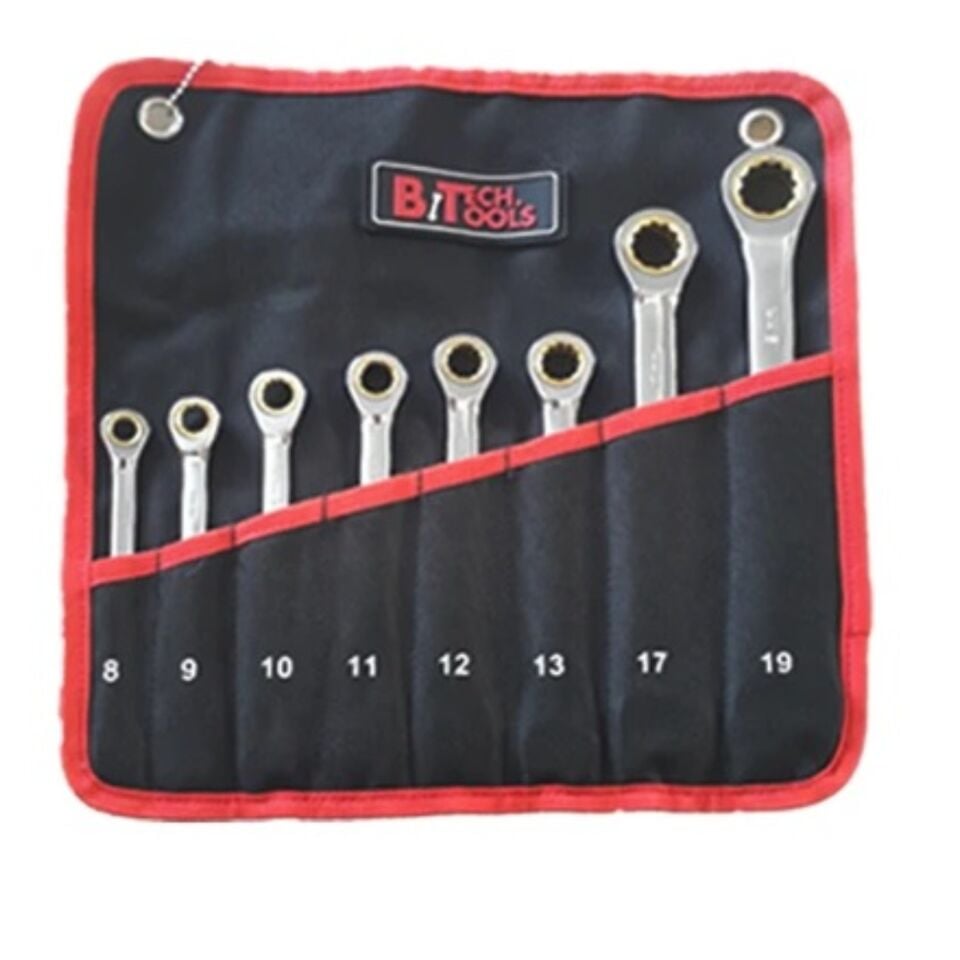 B-tech Cırcırlı Kombine Anahtar Takımı 8 Li 507259