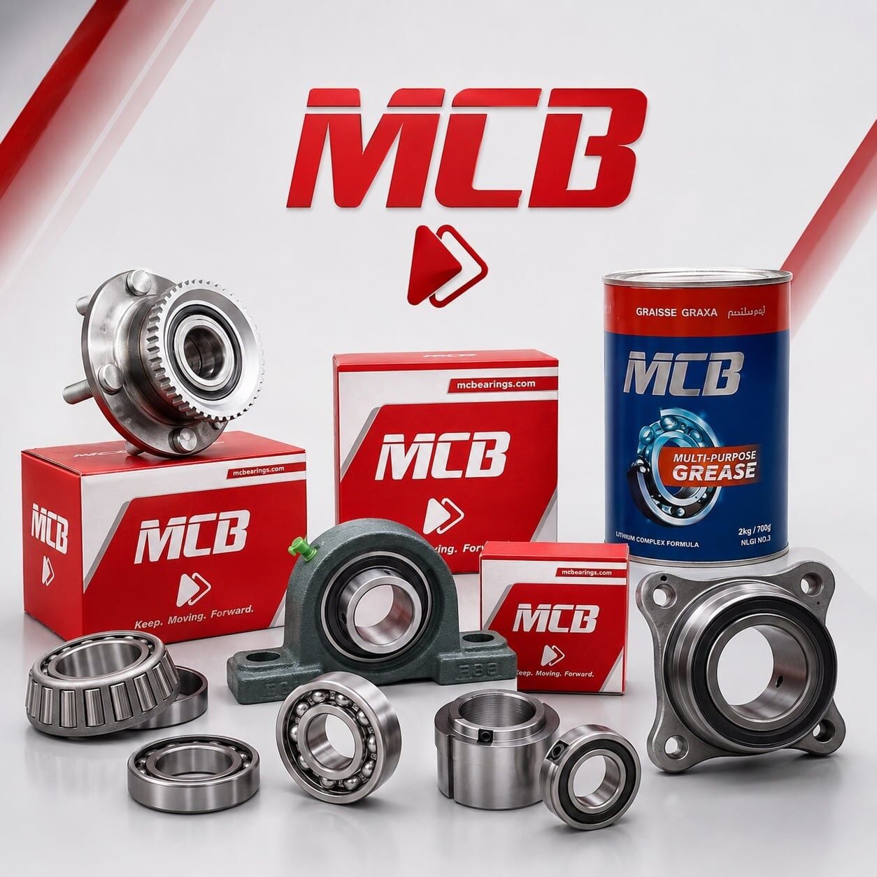 MCB T2EE100 Rulman (100x165x47 JF10049/JF10010 SET1308 VKHB 2147)