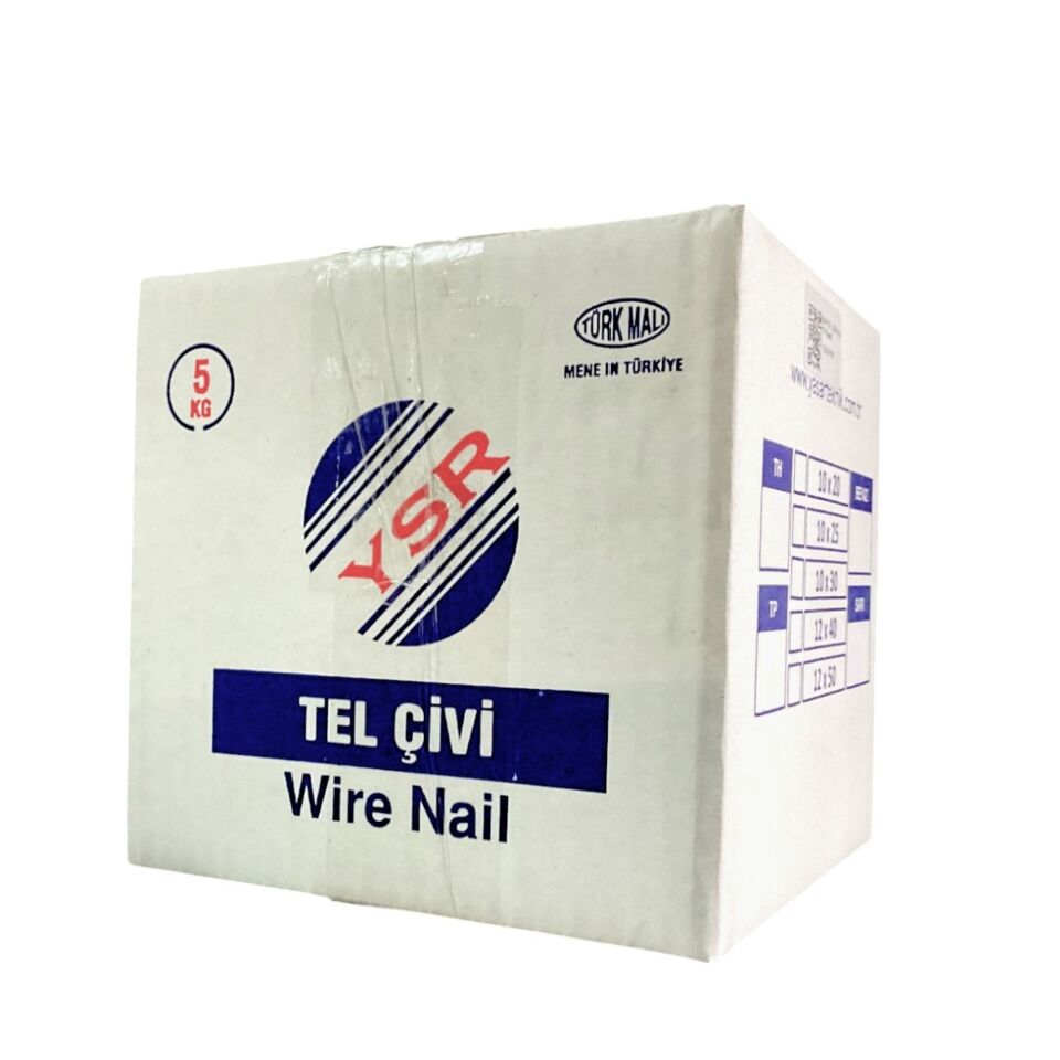 Tel Çivi 10x25 Tp (başlı)