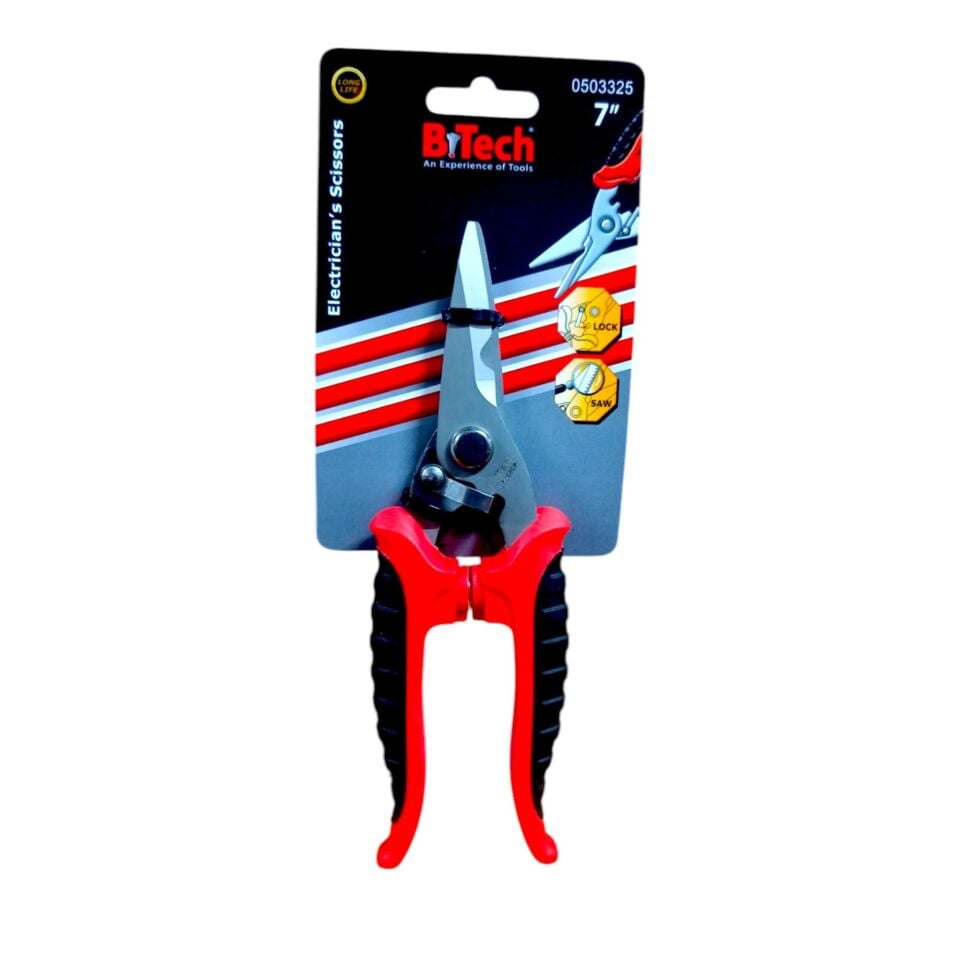 B-tech Elektrikçi Makası 180 Mm 503325