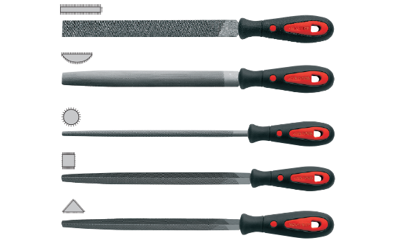 Ceta Form 5 Parça Eğe Takımı (Kalın Diş - Kombinasyon B) - J72-0851B