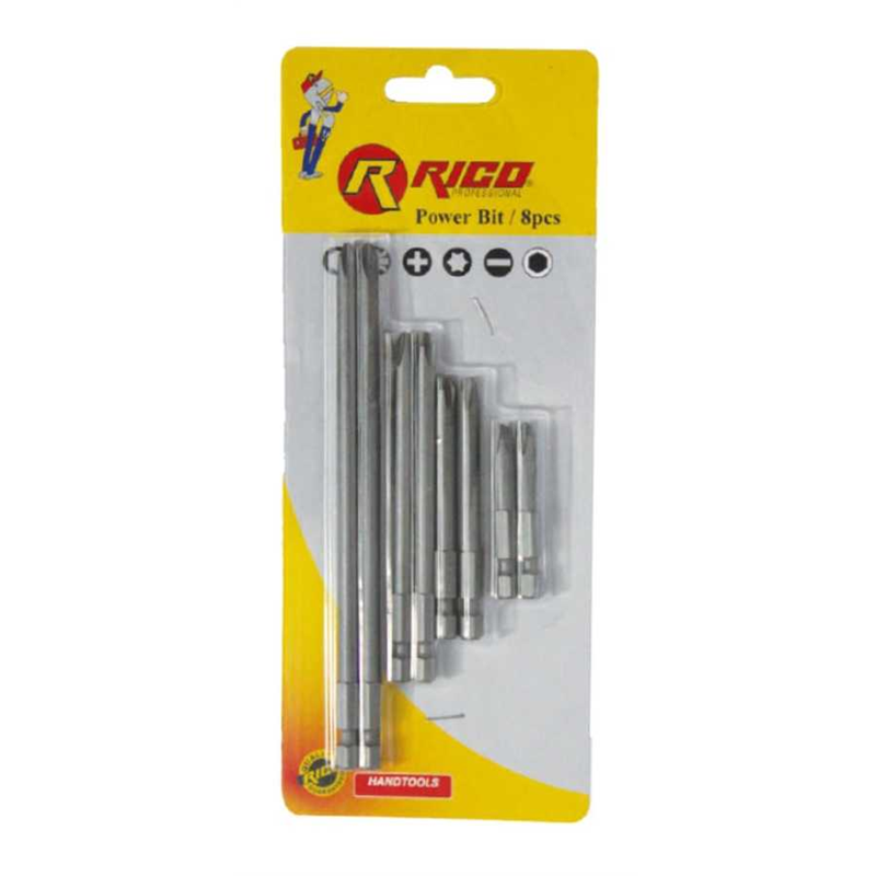 Rico 8 Parça Ph2 Bits Uç Seti 50-75-100-150 mm - 005-KK1133