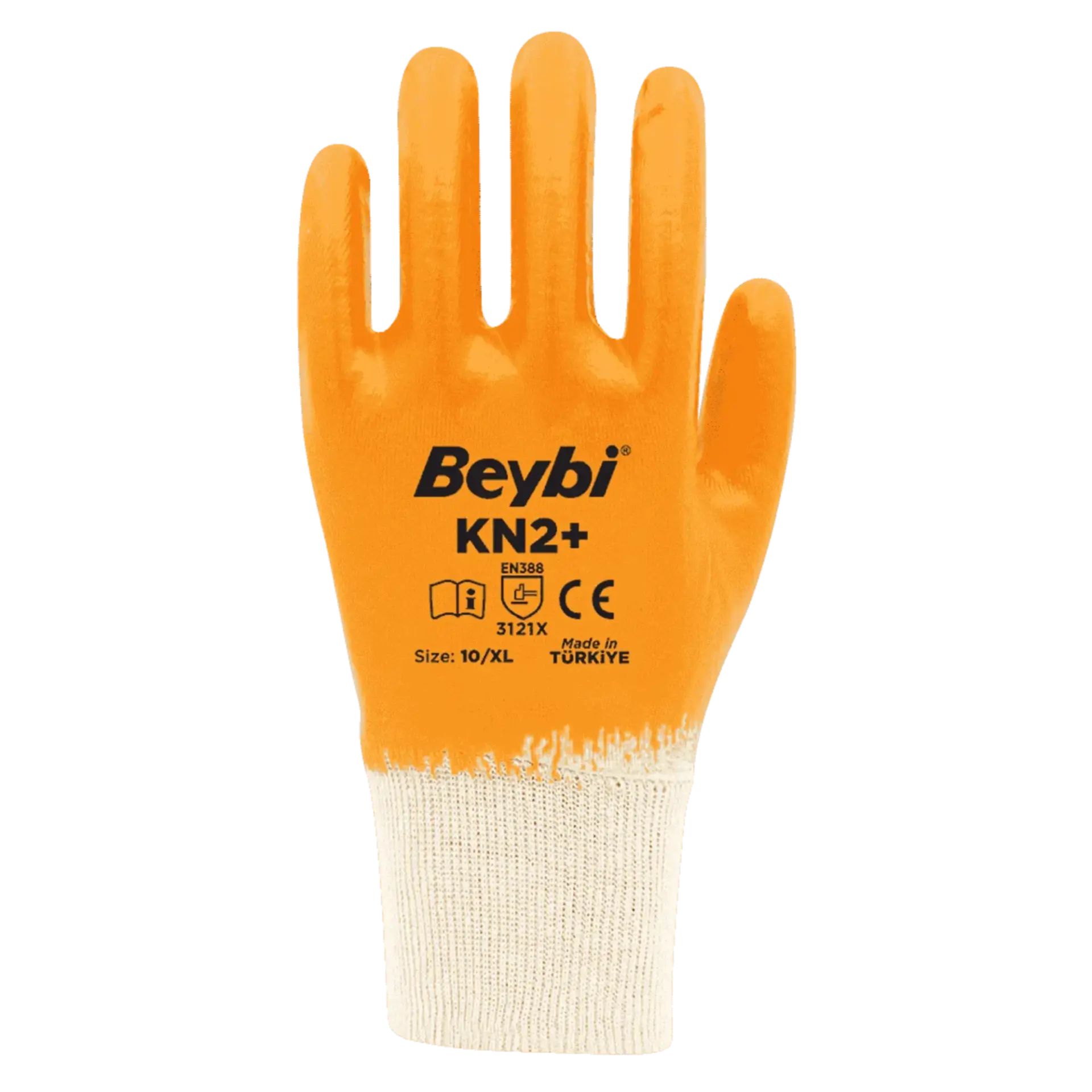 Beybi Kn2+ (plus) Nitril Eldiven Sarı No: 10