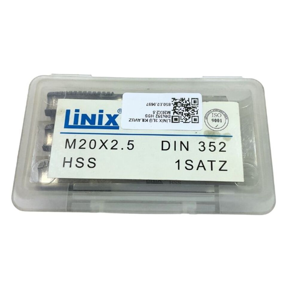 Linix 3lü Kılavuz Dın352 Hss M20x2.5