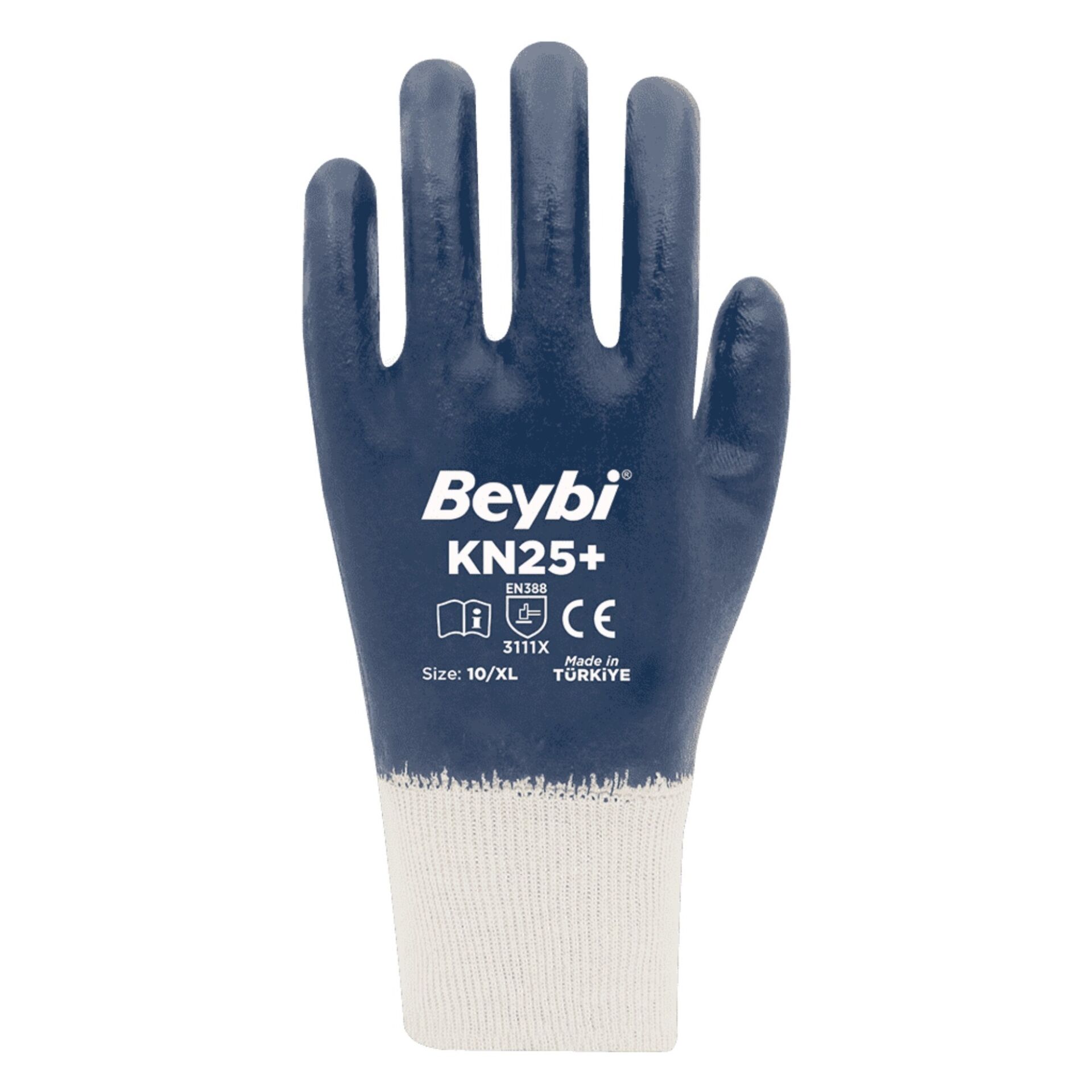 Beybi KN25+(PLUS) Nitril Eldiven Lacivert NO:9 (288 Çift)