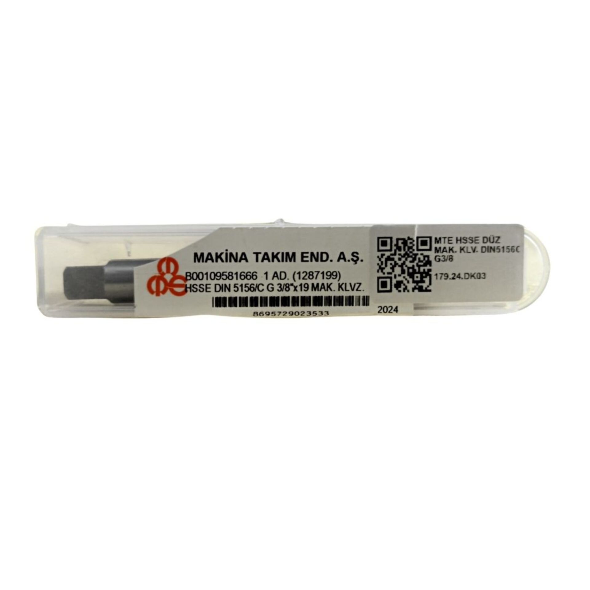 Mte Hsse Düz Mak. Klv. Dın5156c G3/8''19 109581666