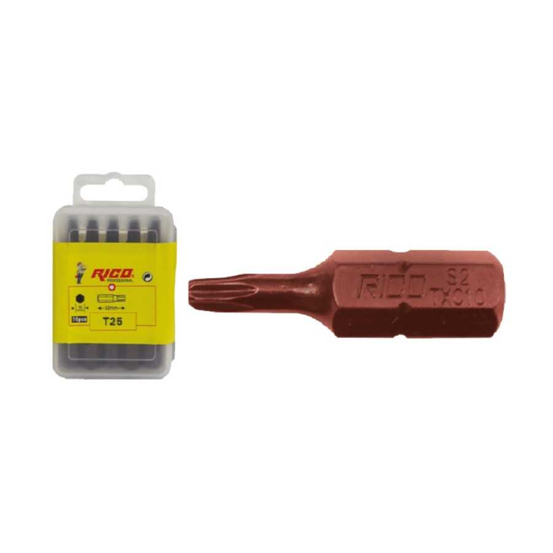 Rico T30-30x10mm Bits Uç Mıknatıslı Kırmızı - 005-KK1151