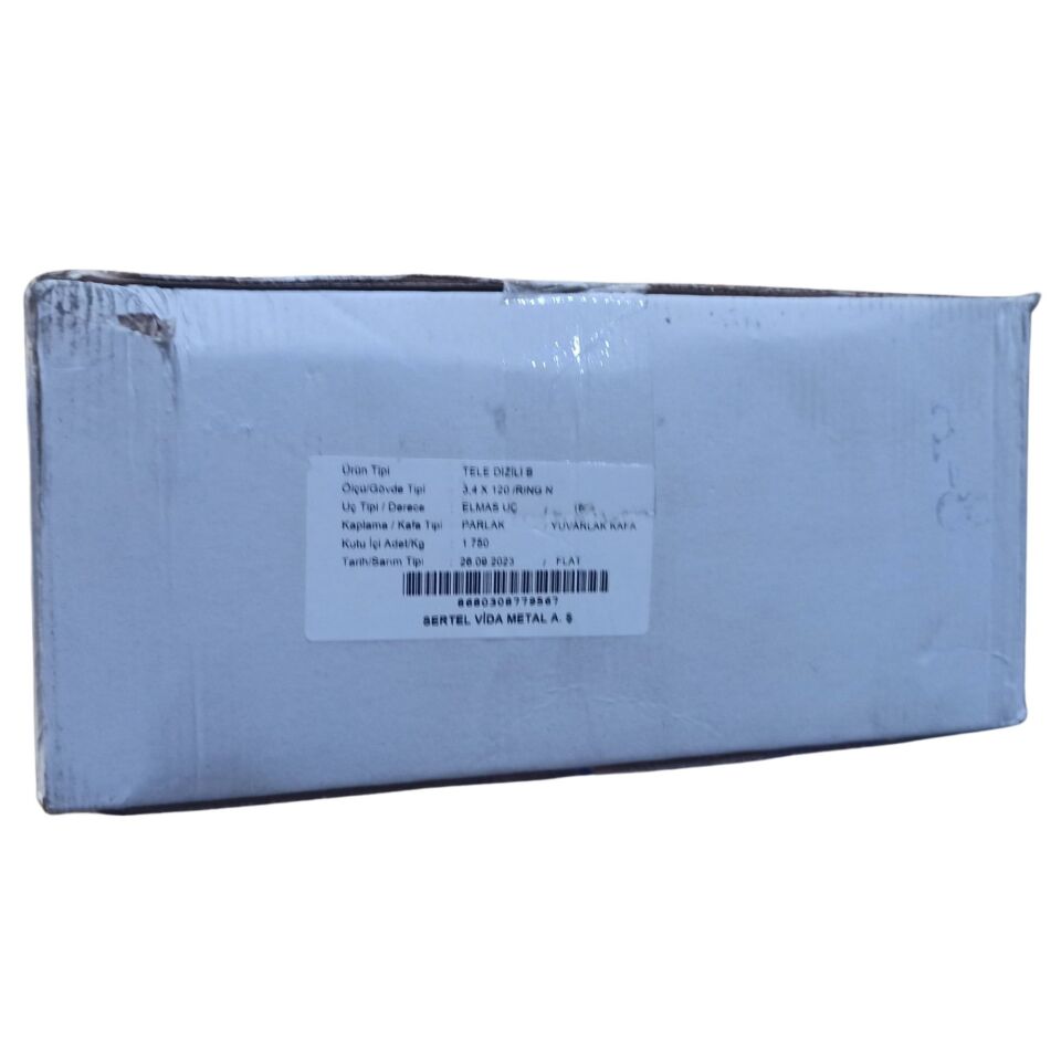 Tele Dizili Ring Çivi 3.4x120 (1.750 Ad)
