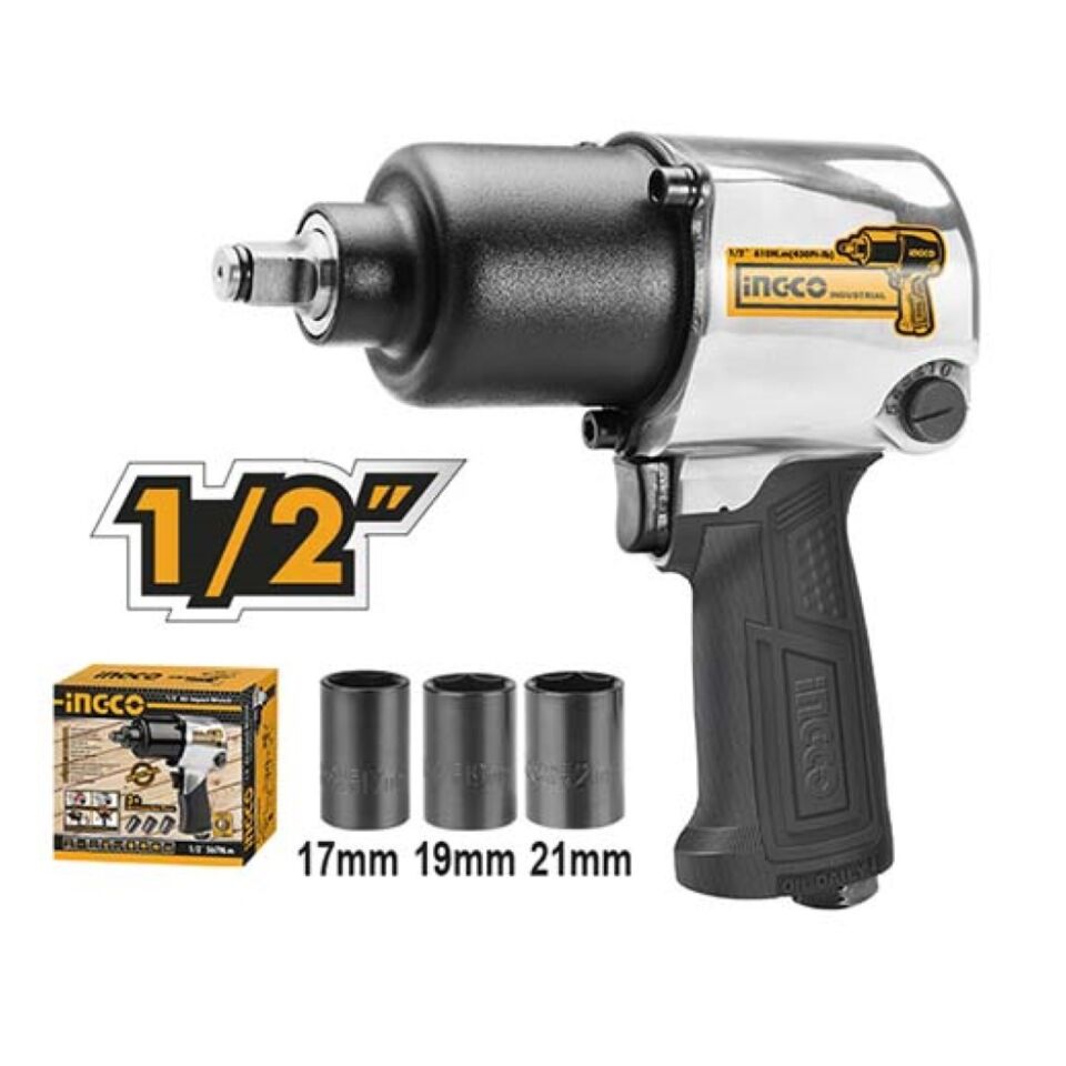 İngco Aıw12562 Havalı Somun Sıkma 1/2 7000 D/dk