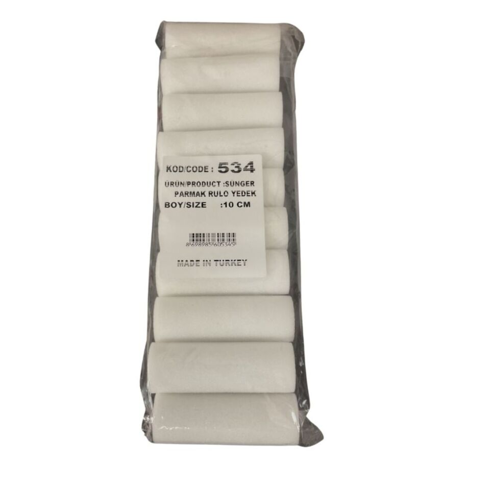 Yıldırım Sünger Parmak Rulo Yedeği 10 Cm Kod:534