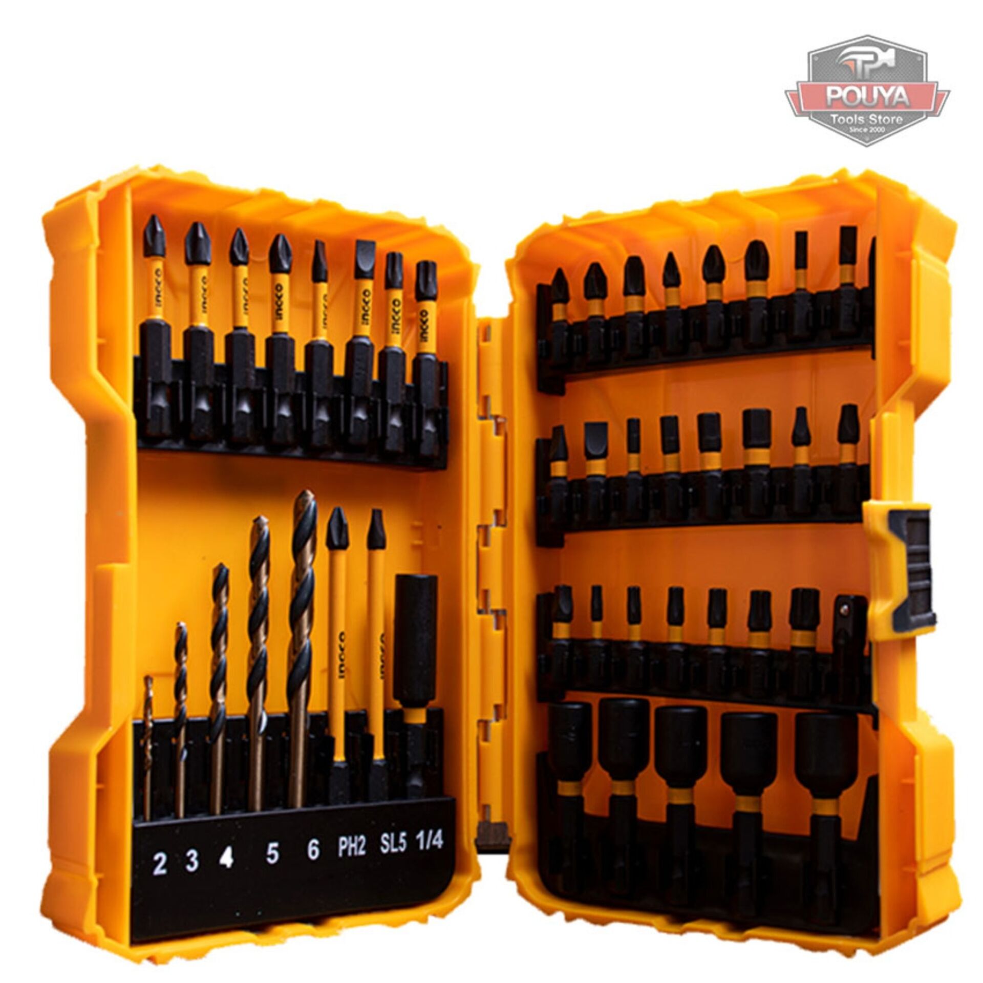 İngco Akdl24502 Darbeli Bits Uç Seti 45 Li