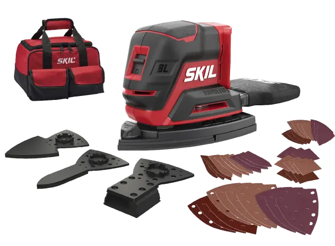 SKIL COMPACT 3720FB AKÜLÜ ÜÇGEN MULTİ ZIMPARA  ÇANTALI