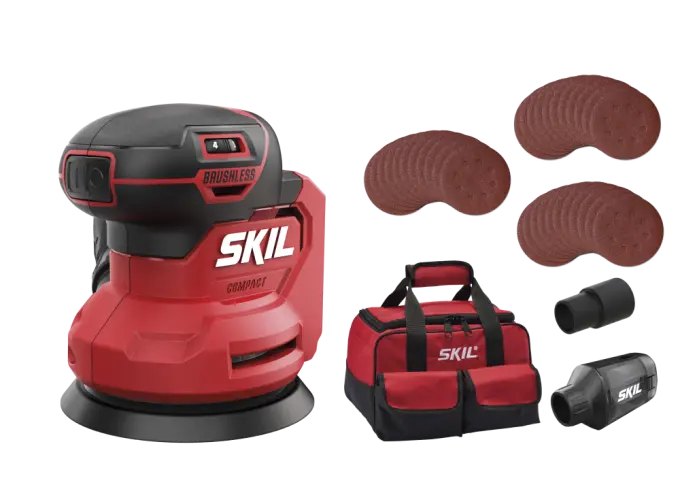 SKIL COMPACT 3751FA AKÜLÜ ORBİTAL ZIMPARALAMA ÇANTALI