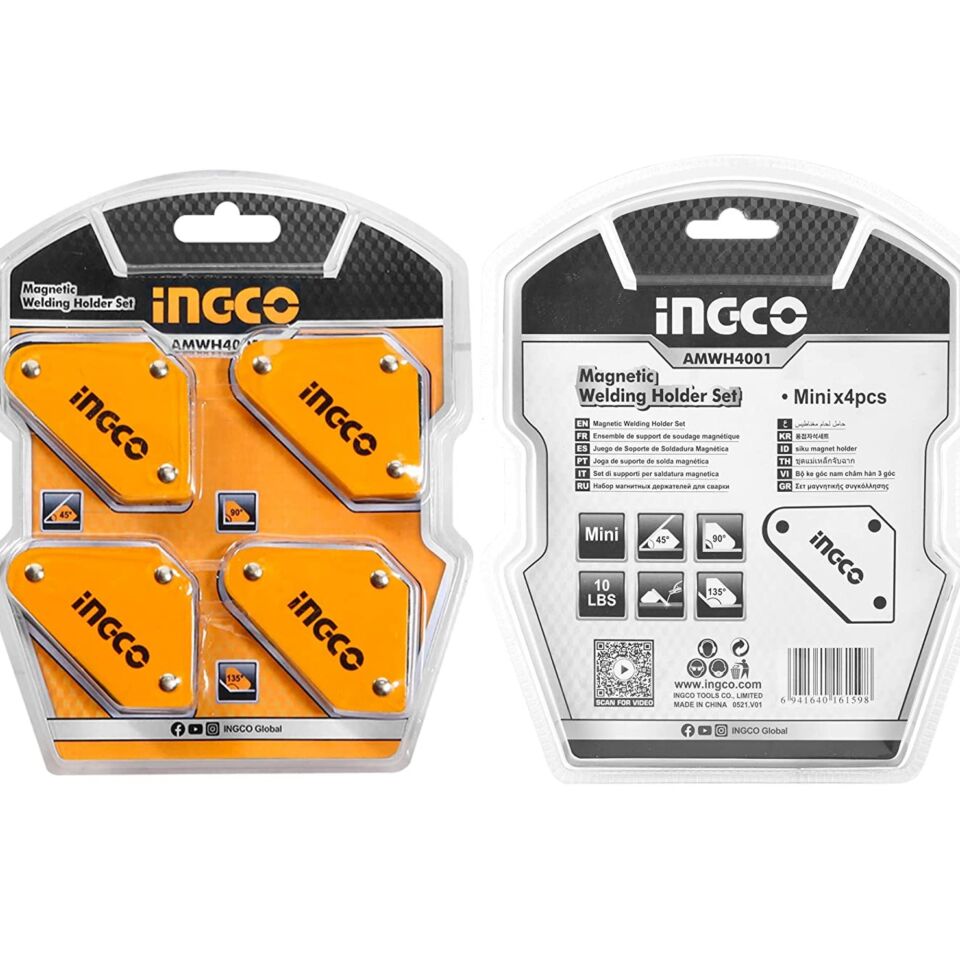 İngco Amwh4001 Manyetik Kaynak Tutucu Seti 4lü