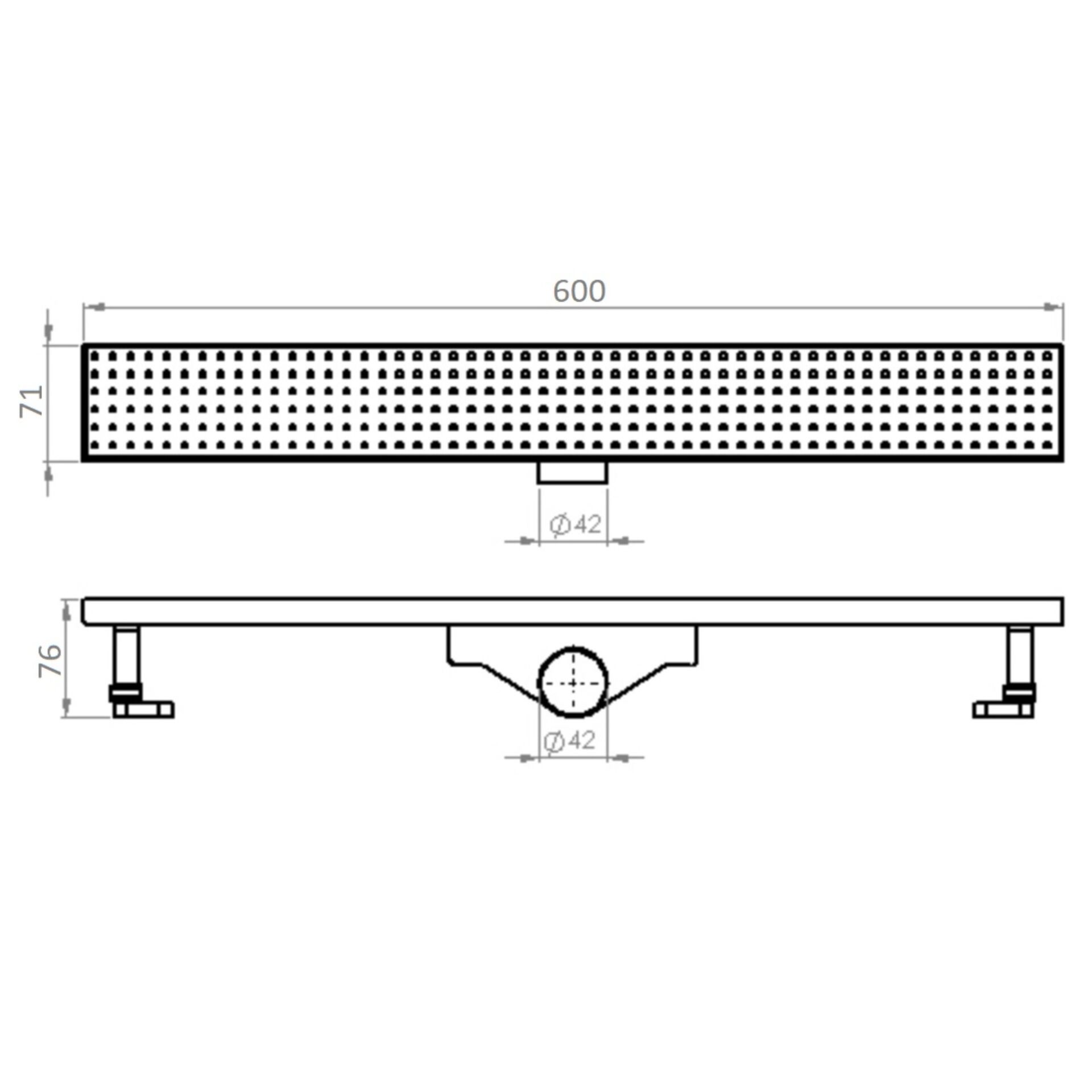 Tema Duş Kanalı 60 Cm Bahn İzalasyonlu 93776