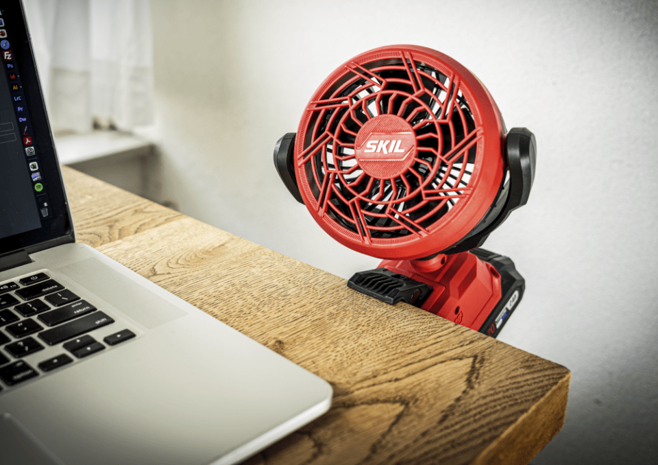 SKIL POWERTOOLS 3163CA AKÜLÜ KLİPSLİ FAN