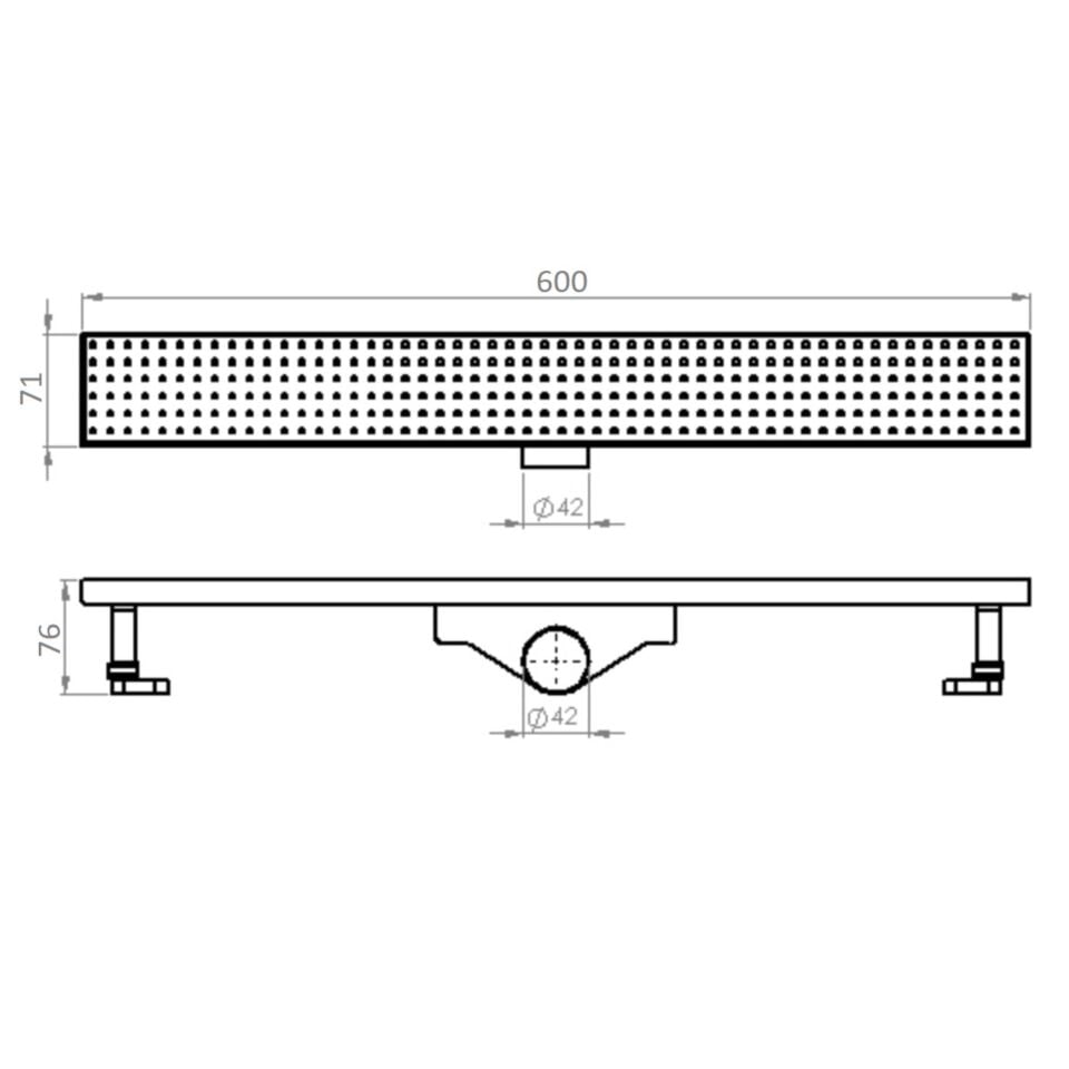 Tema Duş Kanalı 60 Cm Rain İzalasyonlu 93775