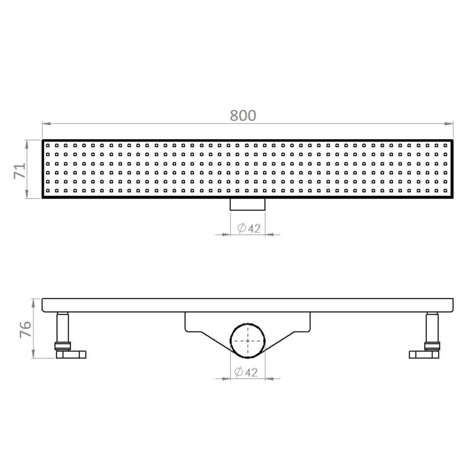 Tema Duş Kanalı 80 Cm Bahn İzalasyonlu 93778