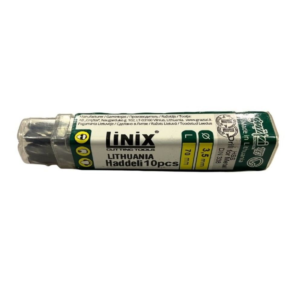 Linix Haddeli Hss Matkap Ucu 3.5 Mm