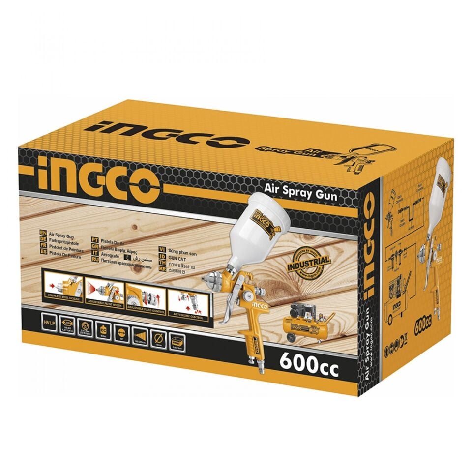 İngco Asg1061 Üstten Depo Boya Tabancası 1.4 Mm