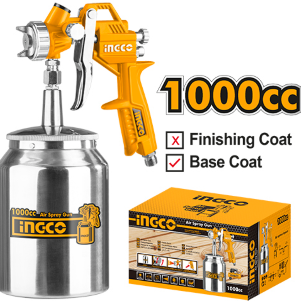 İngco Asg3101 Alttan Depo Boya Tabancası 1.5 Mm