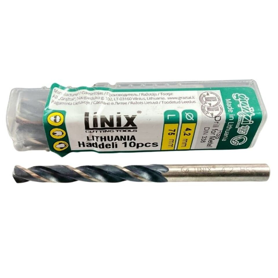 Linix Haddeli Hss Matkap Ucu 4.2 Mm