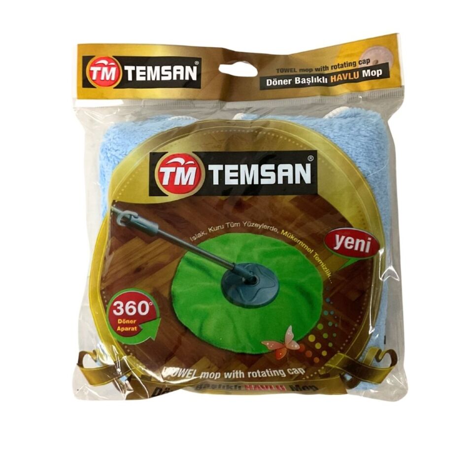 Temsan Temizlik Döner Başlıklı Havlu Mop Tm-078