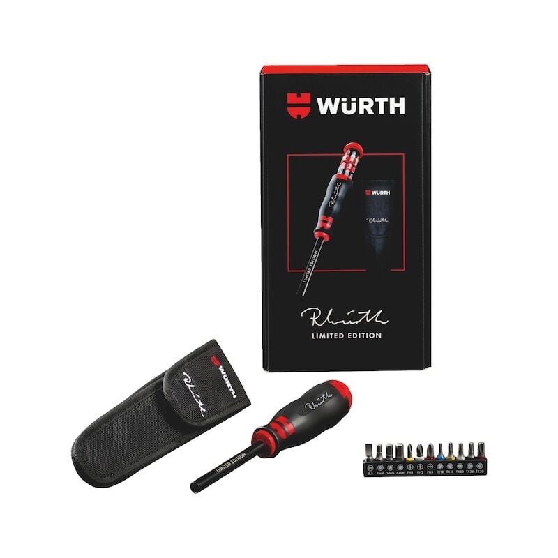 Würth - Reınhold Würth İmzalı Tornavida ve Bits Uç Seti 14 Parça 06132018