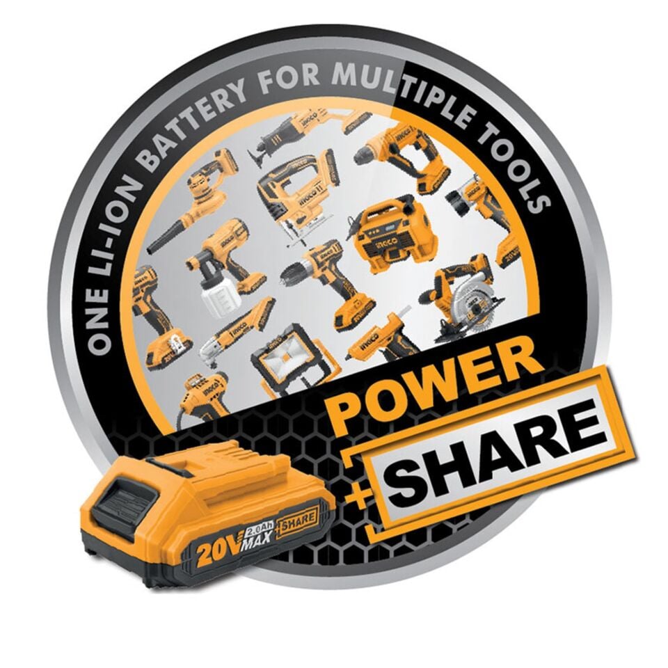 İngco Cdlı2002 Akülü Vidalama 20v