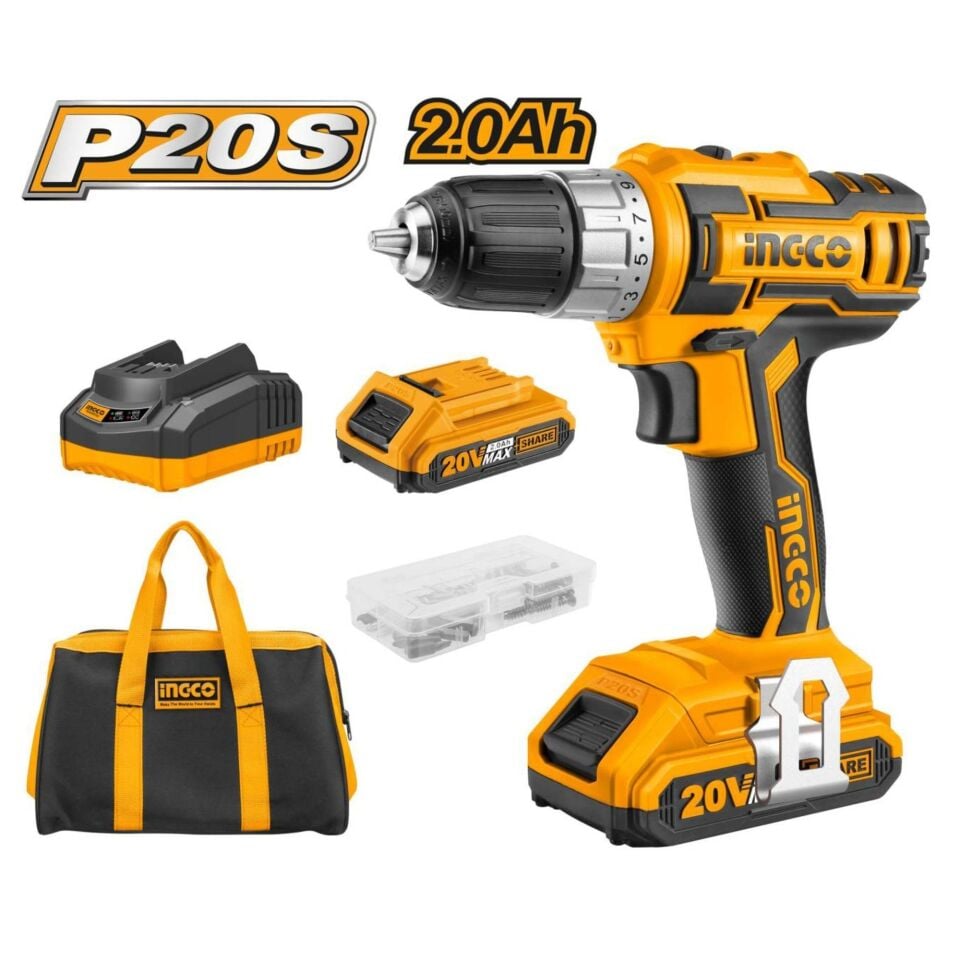 İngco Cdlı2002 Akülü Vidalama 20v