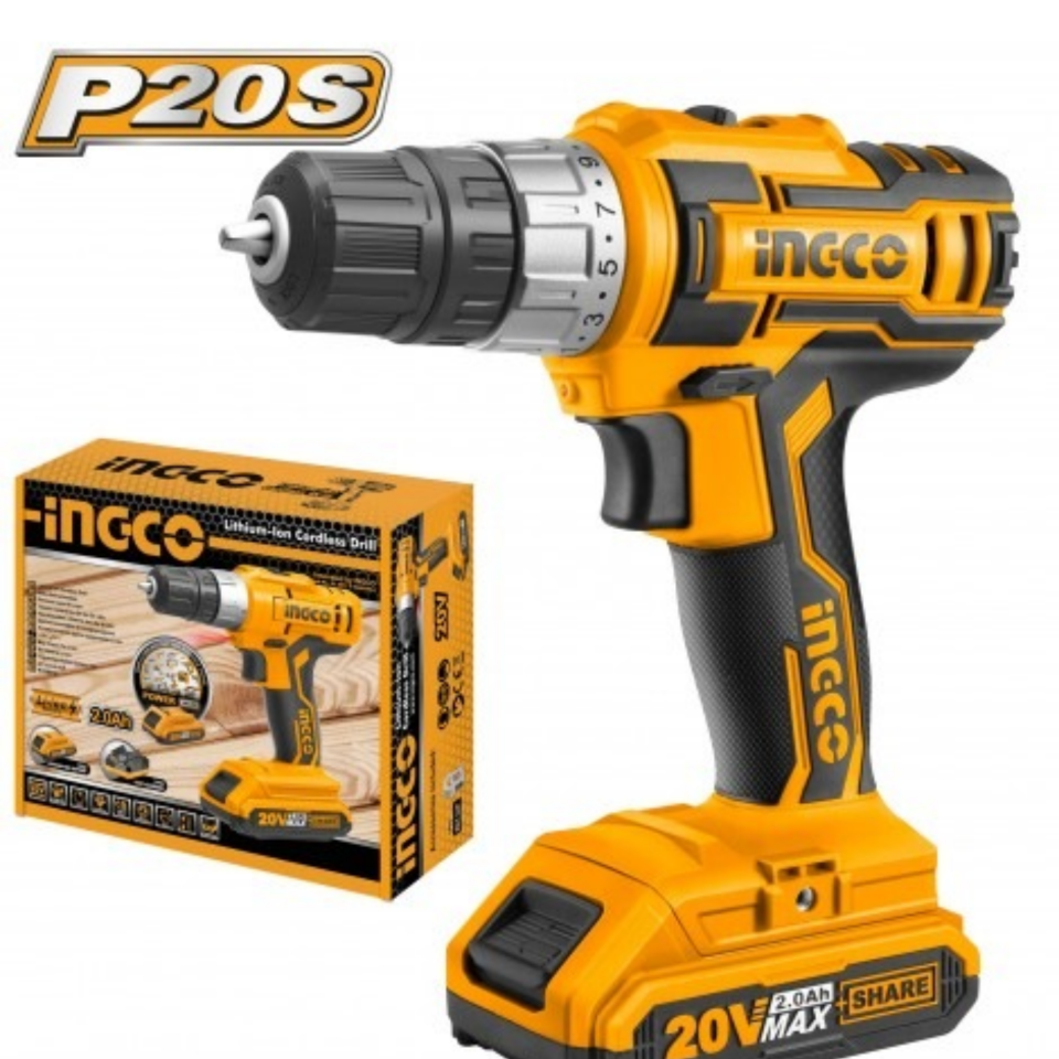 İngco Cdlı20024 Li-ion Akülü Vidalama 10 Mm 20 V