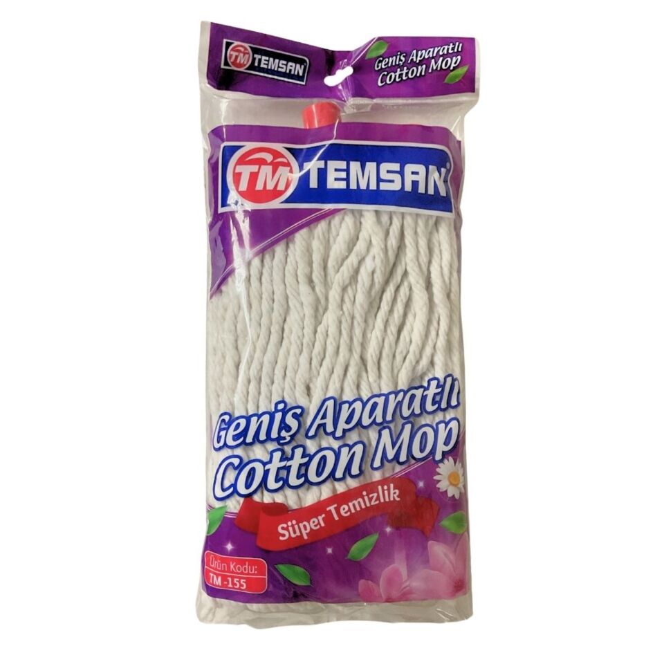 Temsan Temizlik Geniş Aparatlı Cotton Mop Tm-762