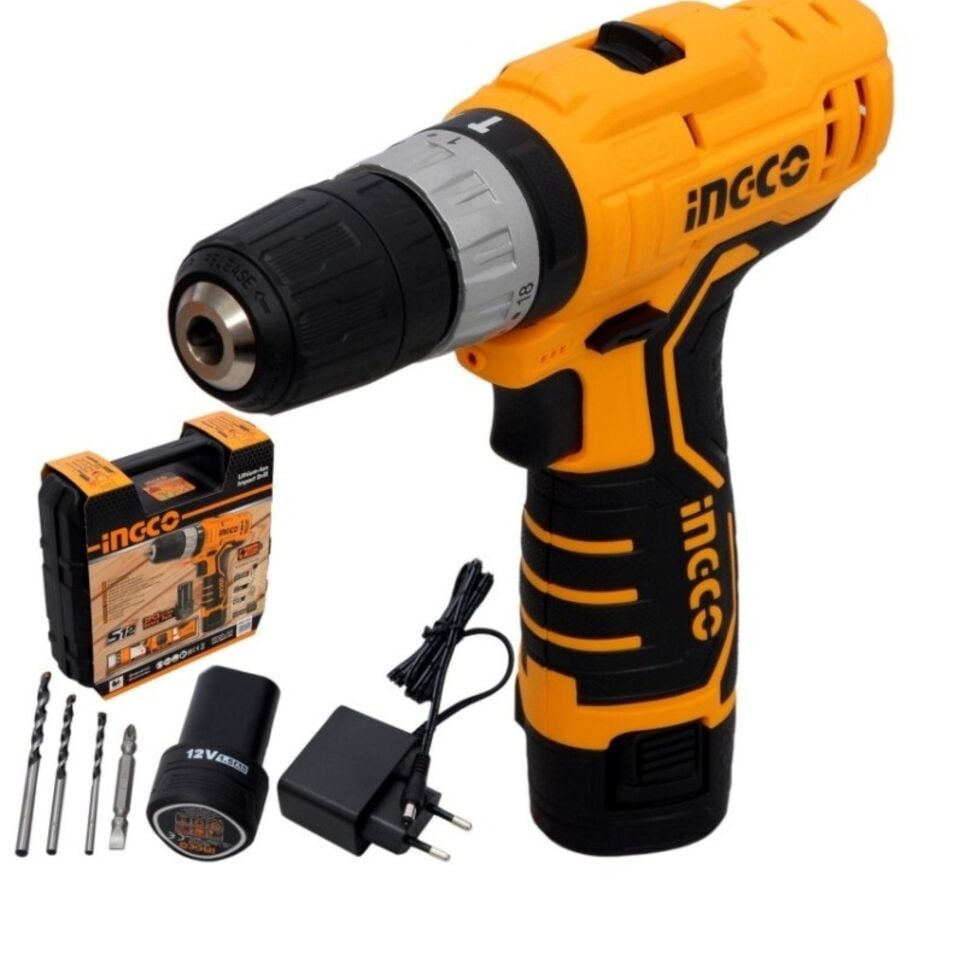 İngco Cıdlı1232e Akülü Vidalama 12v Darbeli