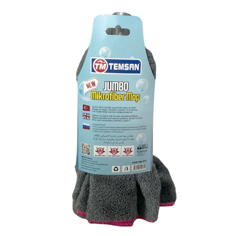 Temsan Temizlik Jumbo Mikrofiber Mop Tm-072